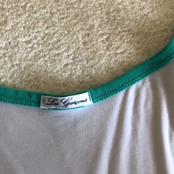 Green and White colour block tank - Picture 4 of 9